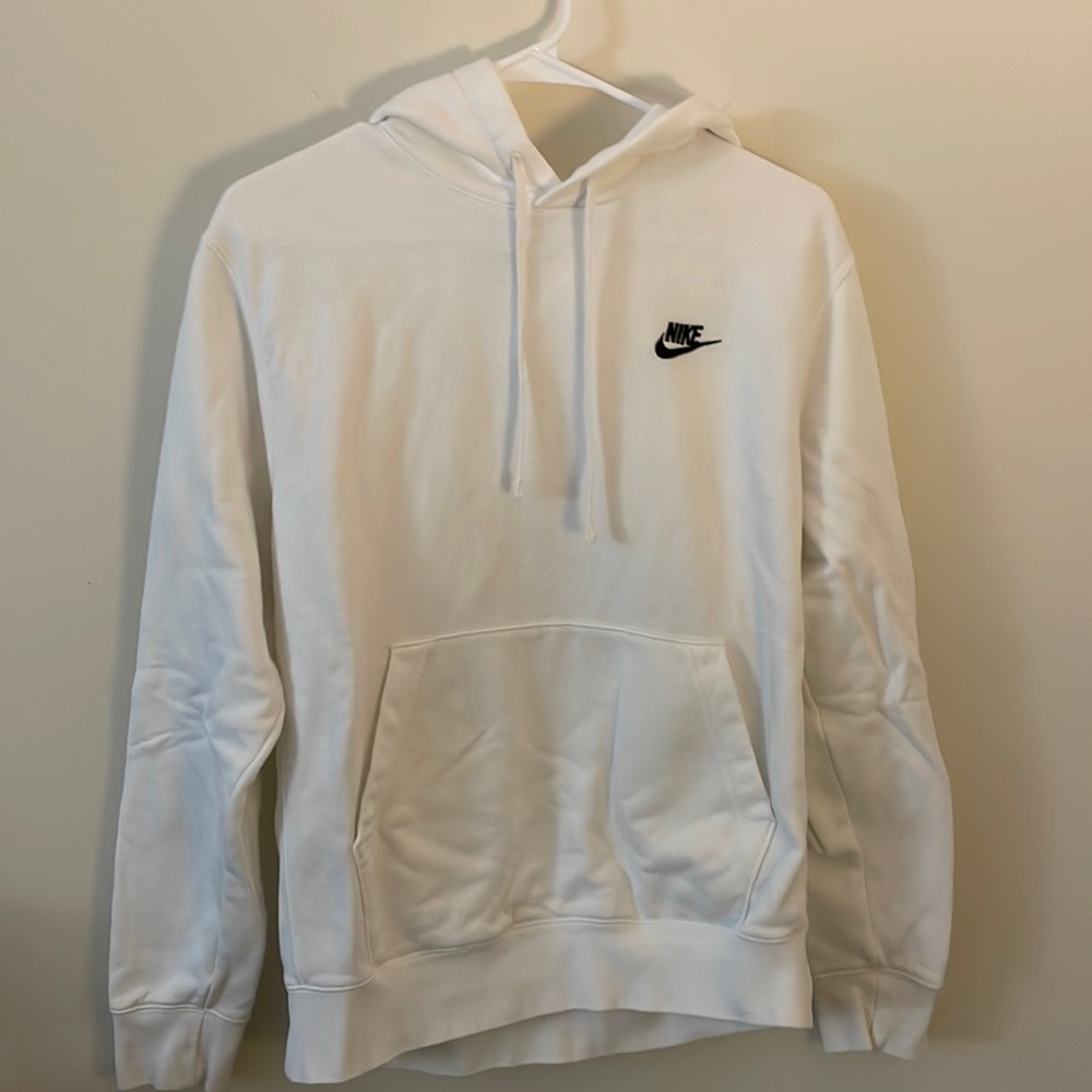 Nike White Hoodie Sweatshirt